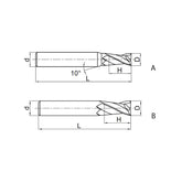 Solid carbide milling End mill High-performance machining EPM-2E - Makotools Industrial Supply Tools for Metal Cutting